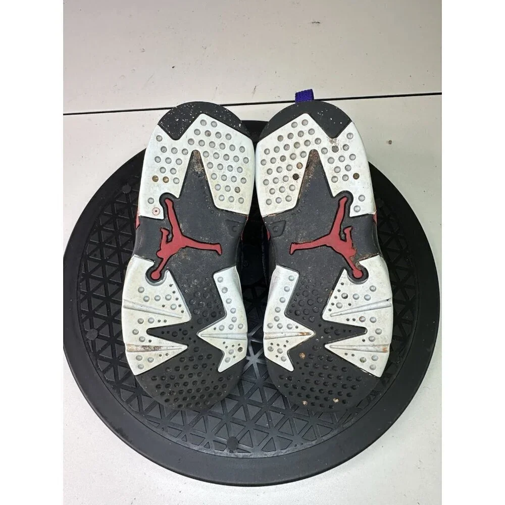 Jordan 7 Retro Raptors Toddler Jumpman MVP Black Shoes DZ5576-006 Size 10c